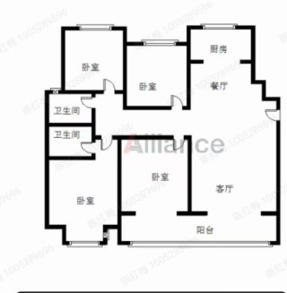 8萬3室2廳2衛120㎡高層住宅菏澤菏澤萬達